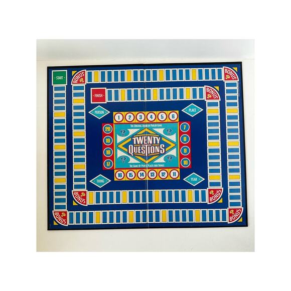 Vintage Twenty Questions Board Game of People Places & Things, Pressman, 1988 - Picture 6 of 9